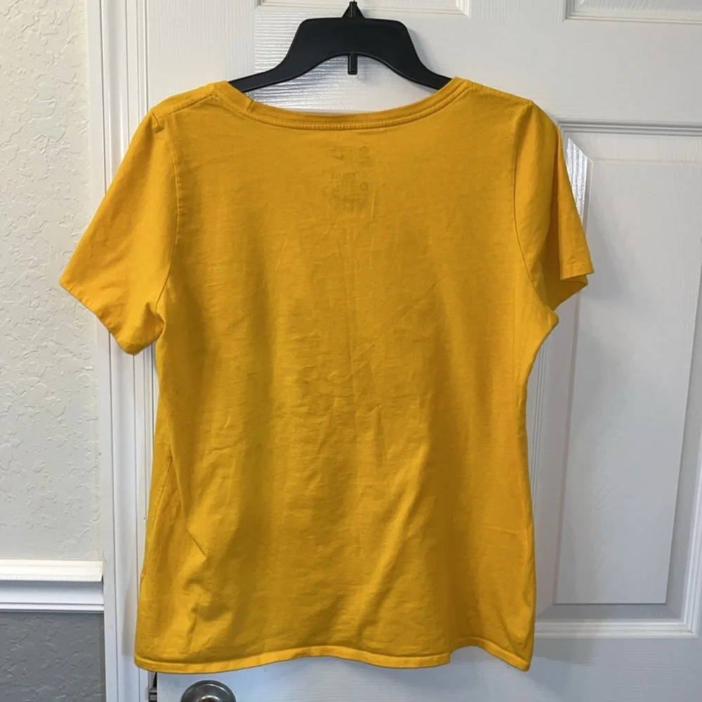 Nike Green Bay Packers NFL Tee Shirt XL Yellow Gold Cotton
